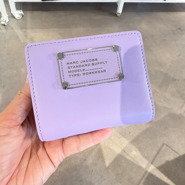 Marc Jacobs 4S5SMP005S01 Mini Compact Wallet IN WISTERIA