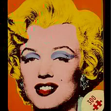 Marilyn Monroe Andy Warhol Puzzle Tin