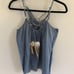 NWT Rebecca Taylor womens feather tank sz 4
