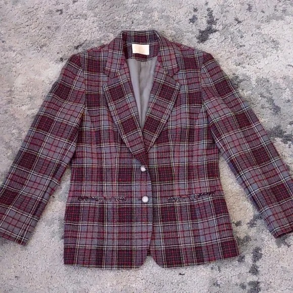 Vintage 70s Pendleton Anderson Tartan Plaid Skirt Set (Sz. 8)