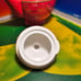 Teavana Exclusive Collection Tea Red & Gold Filigree Bone China Pot Only