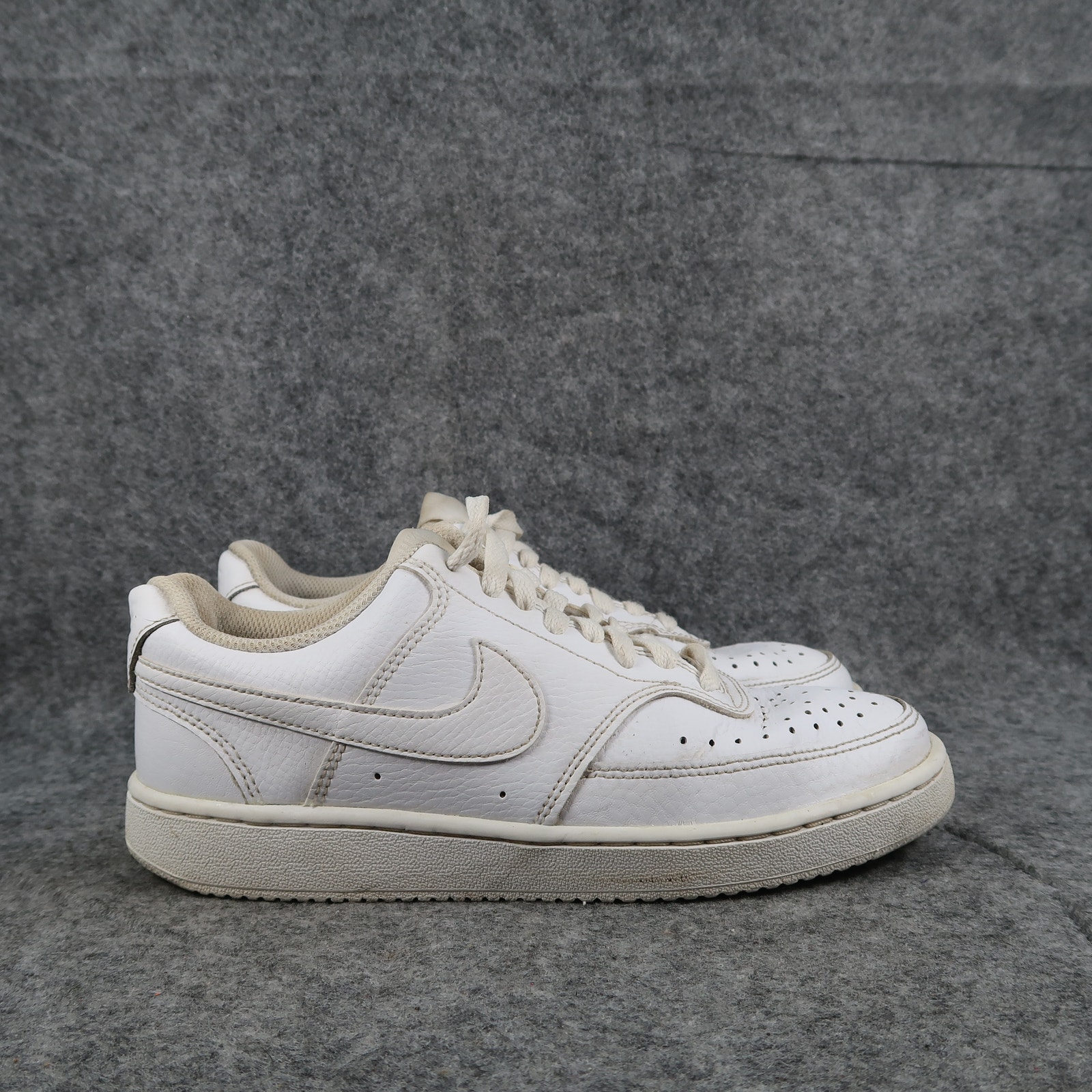 Nike Shoes Womens 6.5 Sneakers Court Vision Low Trainers Casual White Leather