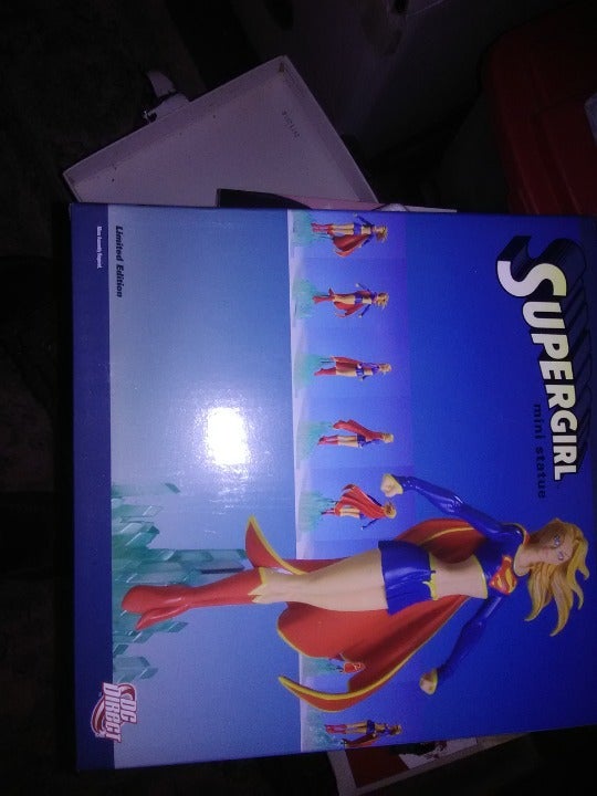 DC SuperGirl Statue by Tim Bruckner mini statue