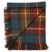 New Prince of Scott Highland Tartan Tweed Merino Wool Throw - Antique Buchanan