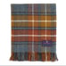 New Prince of Scott Highland Tartan Tweed Merino Wool Throw - Antique Buchanan