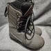 Junior Size 6 BFD Gray 100gm Thinsulate Snowboard Boots