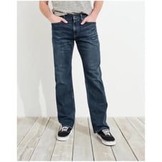Hollister Co. Epic Flex Medium Wash Classic Straight Jeans
