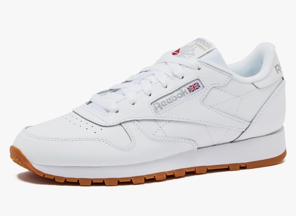 Reebok Classic Leather Women's Shoes NIB White 7.5.Ships In 24 Hrs.