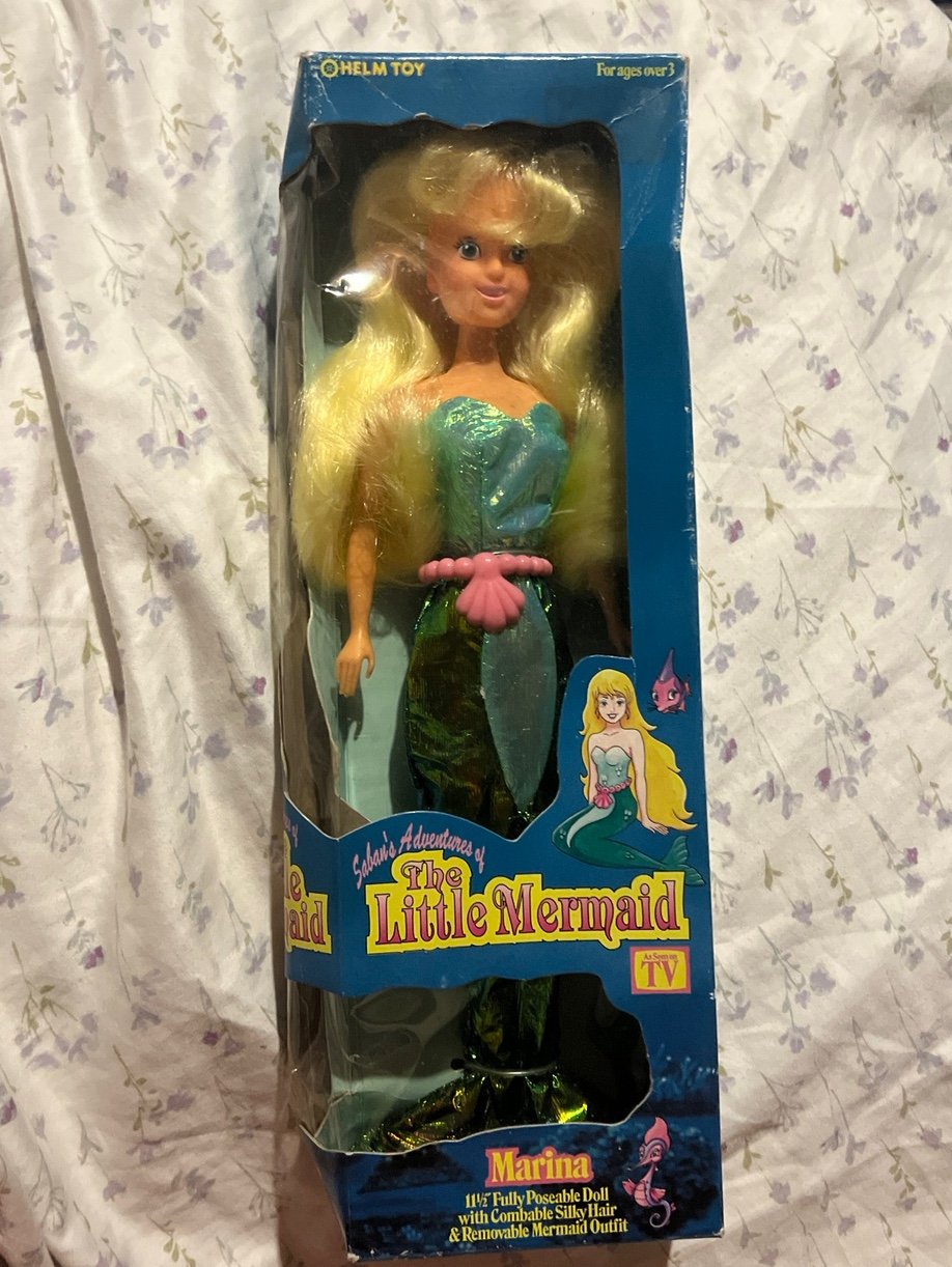 LITTLE MERMAID MARINA SABAN DOLL RARE