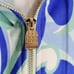 New Hill House womens Allie blue zip up kaleidoscope print hoodie size large