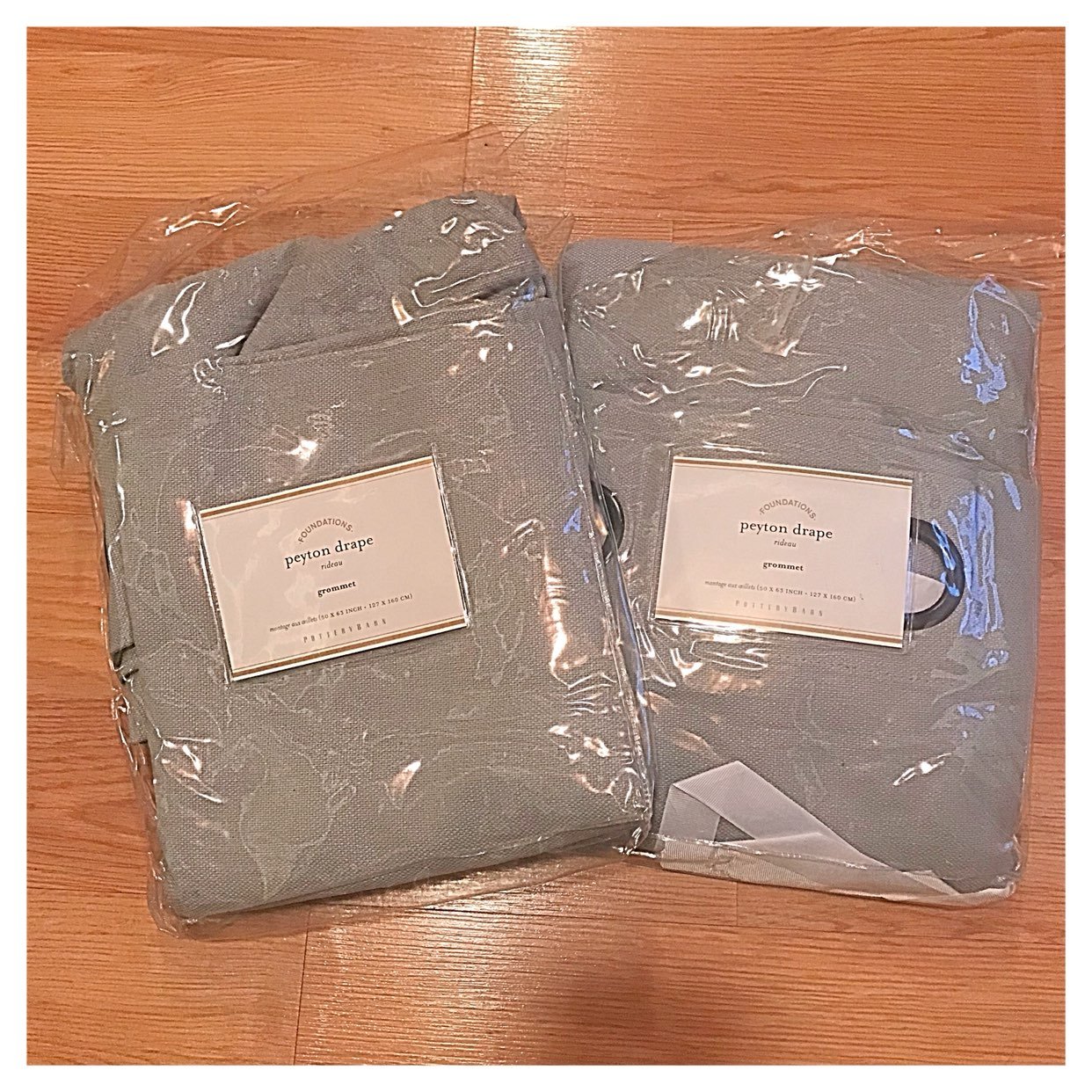 NWT {Pottery Barn} Drapes, 50” x 63”