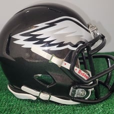 Philadelphia Eagles 2022 Alternate Black Mini Helmet (Custom painted)