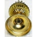 Vtg 60s Oil Lamp Mold Amber/gold Glass Metal Base No-Shade Made in Hong kong