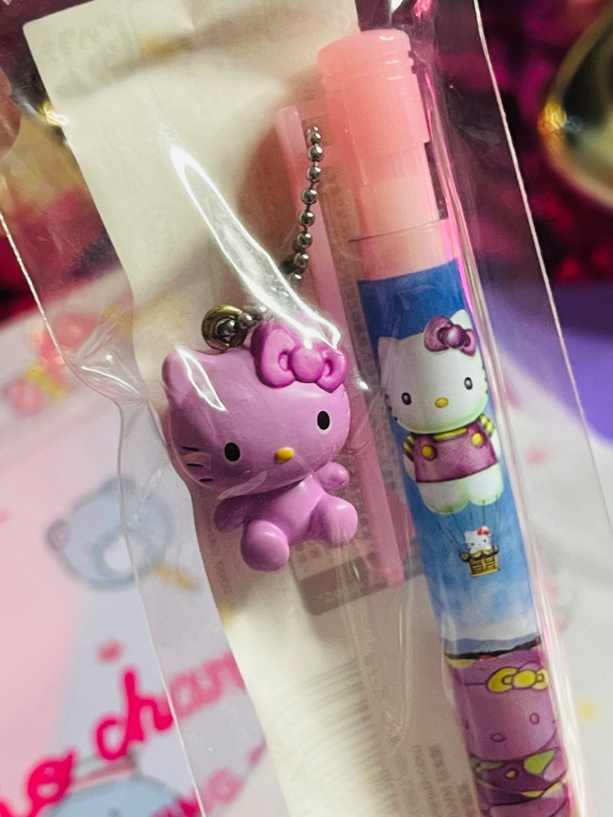 Sanrio Japan Hello Kitty “Purple Kitty” Gotochi Pen