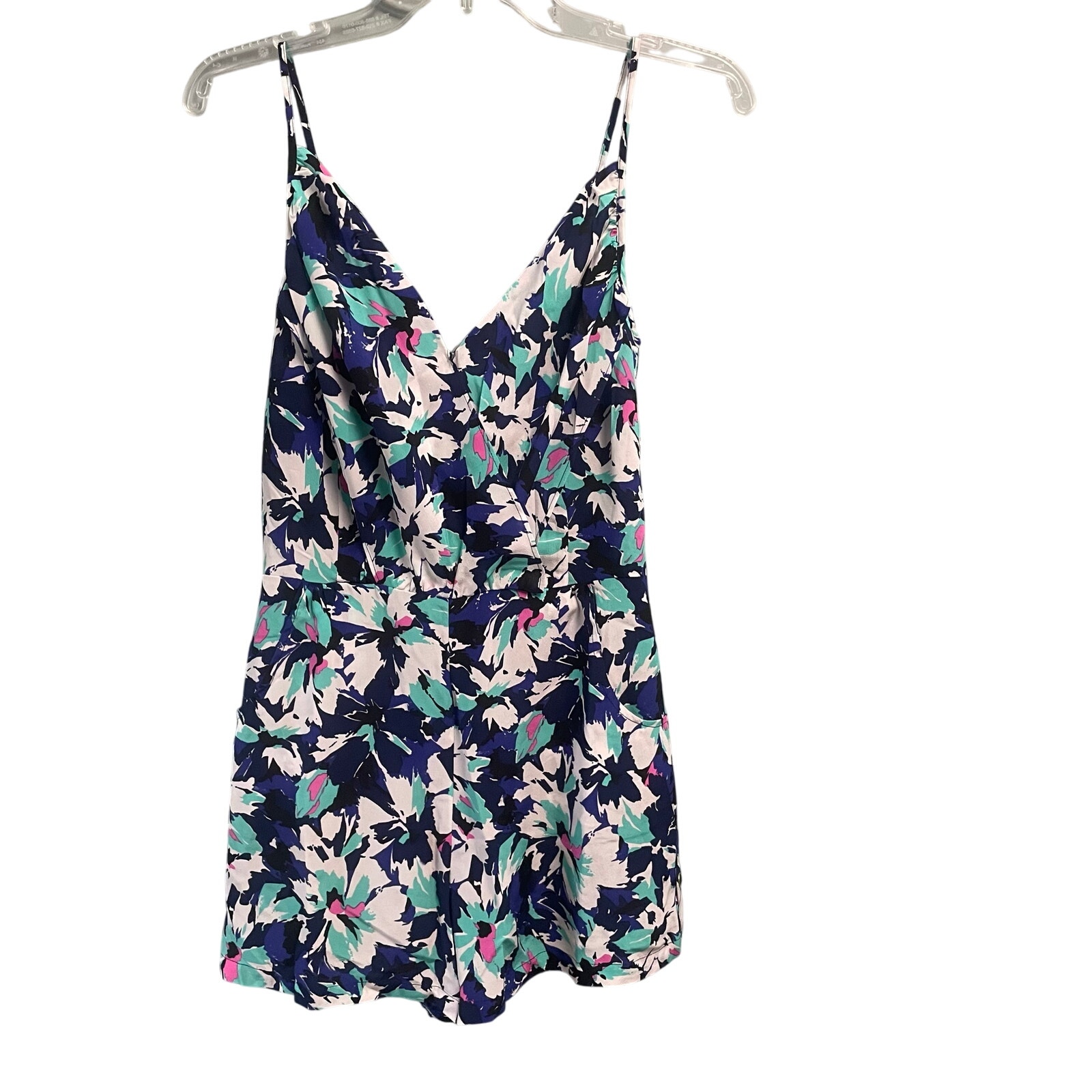 New Yumi Kim Lea Floral Romper Size Small Pockets Floral Spring Summer