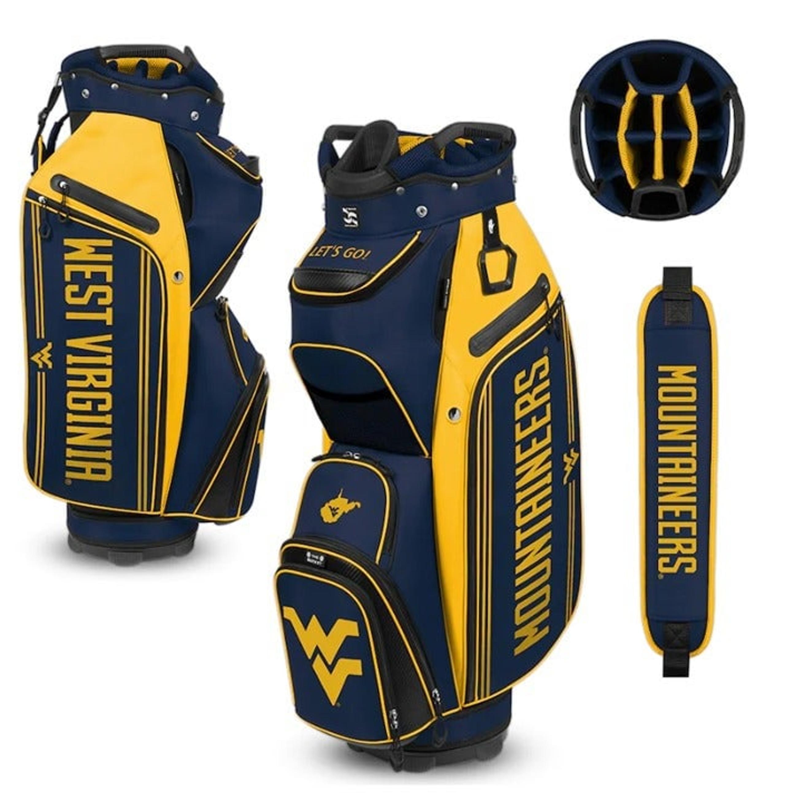 West Virginia WinCraft Bucket III Cooler Cart Golf Bag - All Teams Available