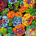 Vintage 60s/70s Psychedelic Midi Skirt