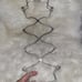 Vintage Rosti Expandable 15 Trivet Casserole Dish Holder Chrome Made in Italy
