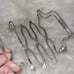 Vintage Rosti Expandable 15 Trivet Casserole Dish Holder Chrome Made in Italy