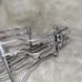 Vintage Rosti Expandable 15 Trivet Casserole Dish Holder Chrome Made in Italy