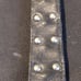 Vintage APPLE ACC OF NY Metal &Leather Snake Belt