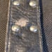 Vintage APPLE ACC OF NY Metal &Leather Snake Belt