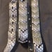 Vintage APPLE ACC OF NY Metal &Leather Snake Belt