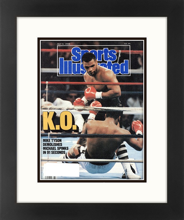 Mike Tyson Matted and Framed Sports Illustrated December 8, 1986 Original Issue