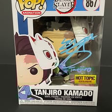 Signed Tanjiro Kamado Funko Pop #867