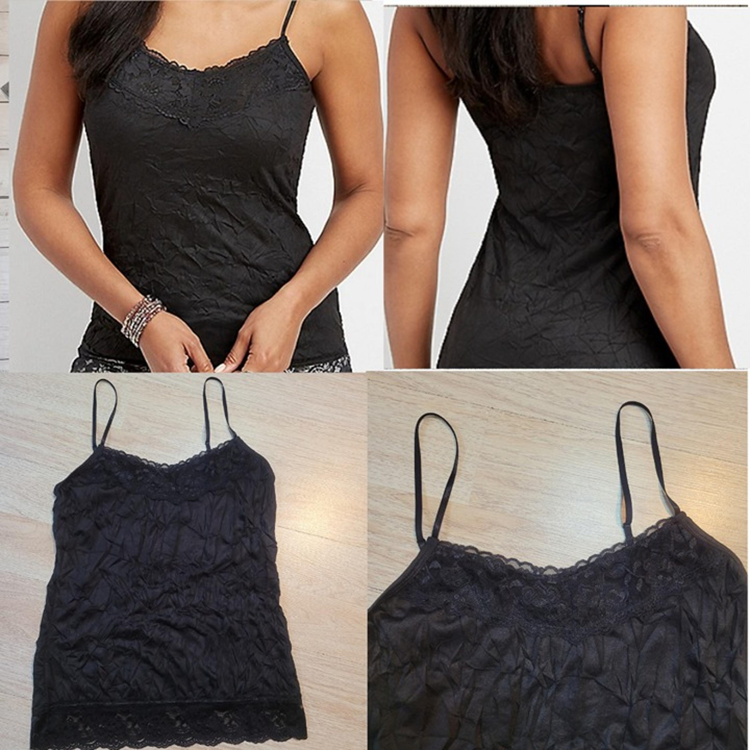 2 Lot Maurices Shirt Womens Night Gown Sleepwear Pajama Crinkle Cami Lace Top S
