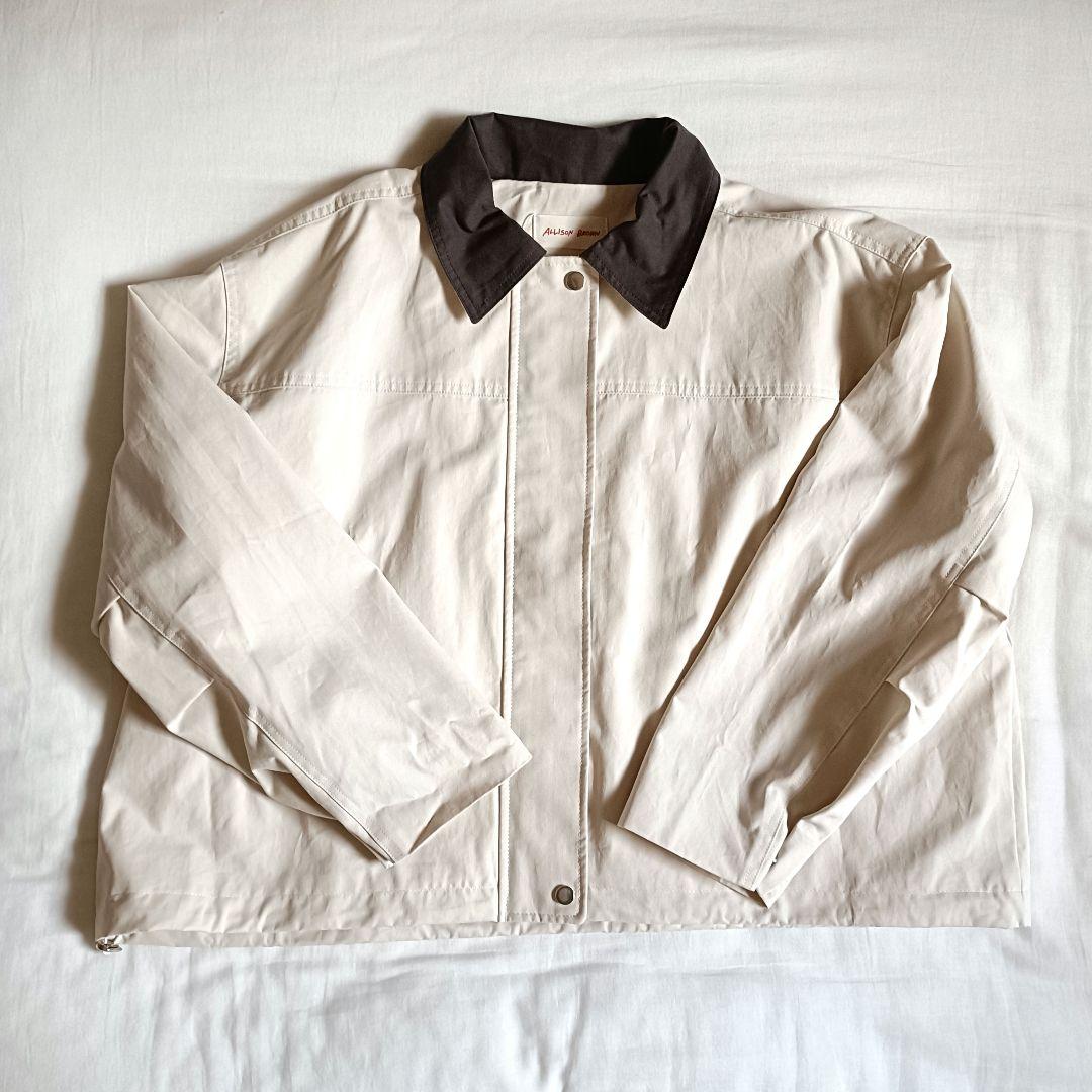 New】ALLISON BROWN Boyish Bicolor Jacket