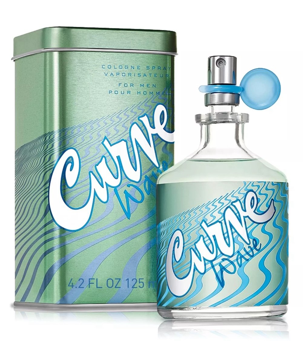 Curve Wave Cologne for Men by Liz Claiborne 4.2 fl oz Spray Bottle New Box/Tin.
