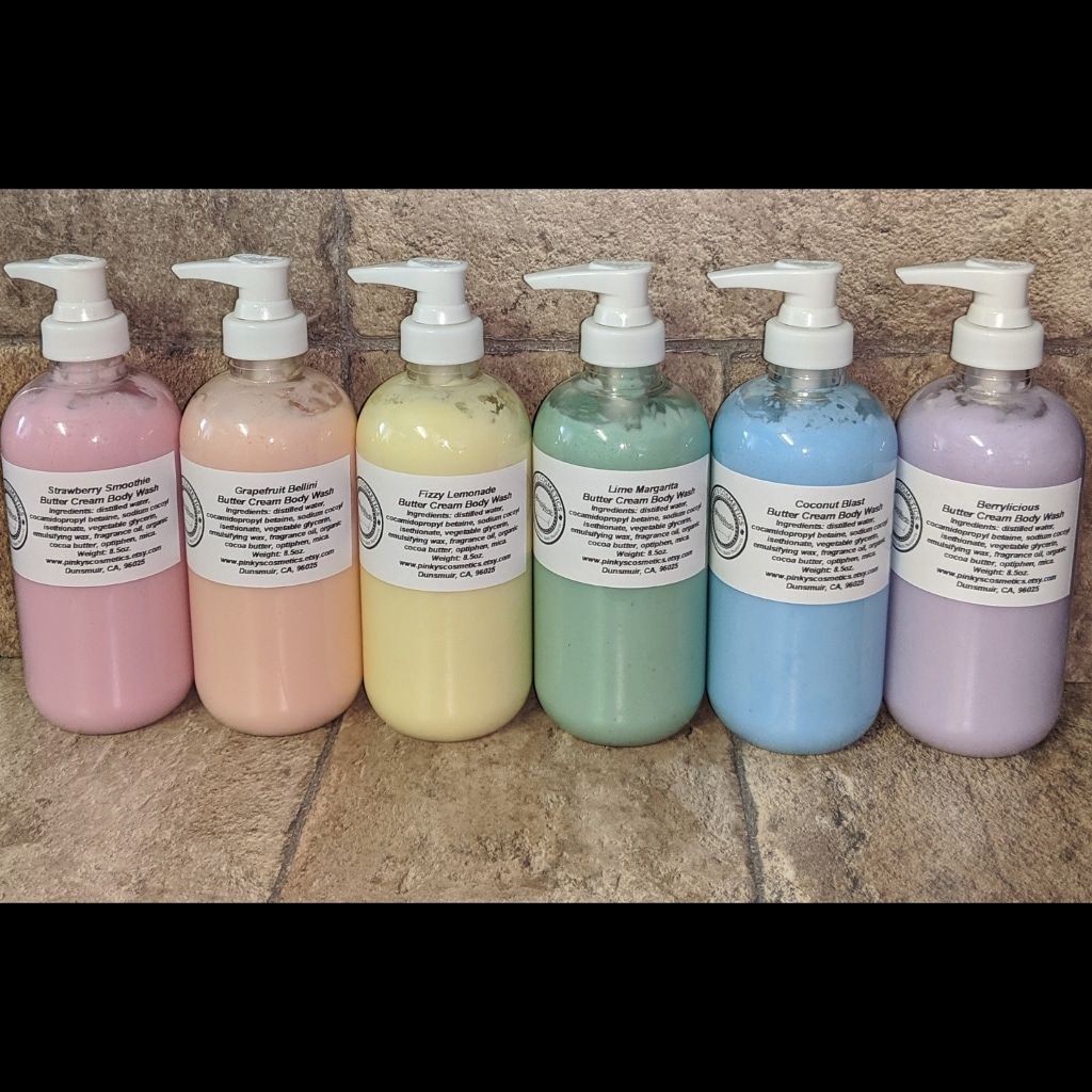 4 Buttercream Body Wash lot bundle