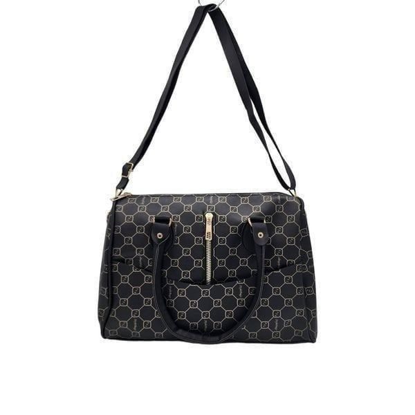 Geometric Print Large Handbag