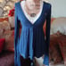 ☆♡y2k♡☆ Hollister rabbit hair babydoll v neck cable sweater