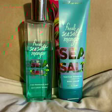 FRESH SEA SALT MANGO Bath & Body Works Body Cream & Fragrance Mist. Rare.