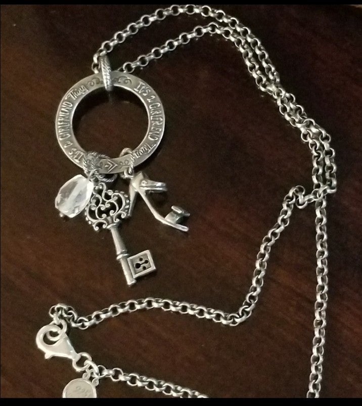 RARE Silpada Sterling Girlfriend Necklace