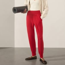 Women's Size Large Athleta Red Coaster Luxe High Rise Jogger, 30.5 Inseam