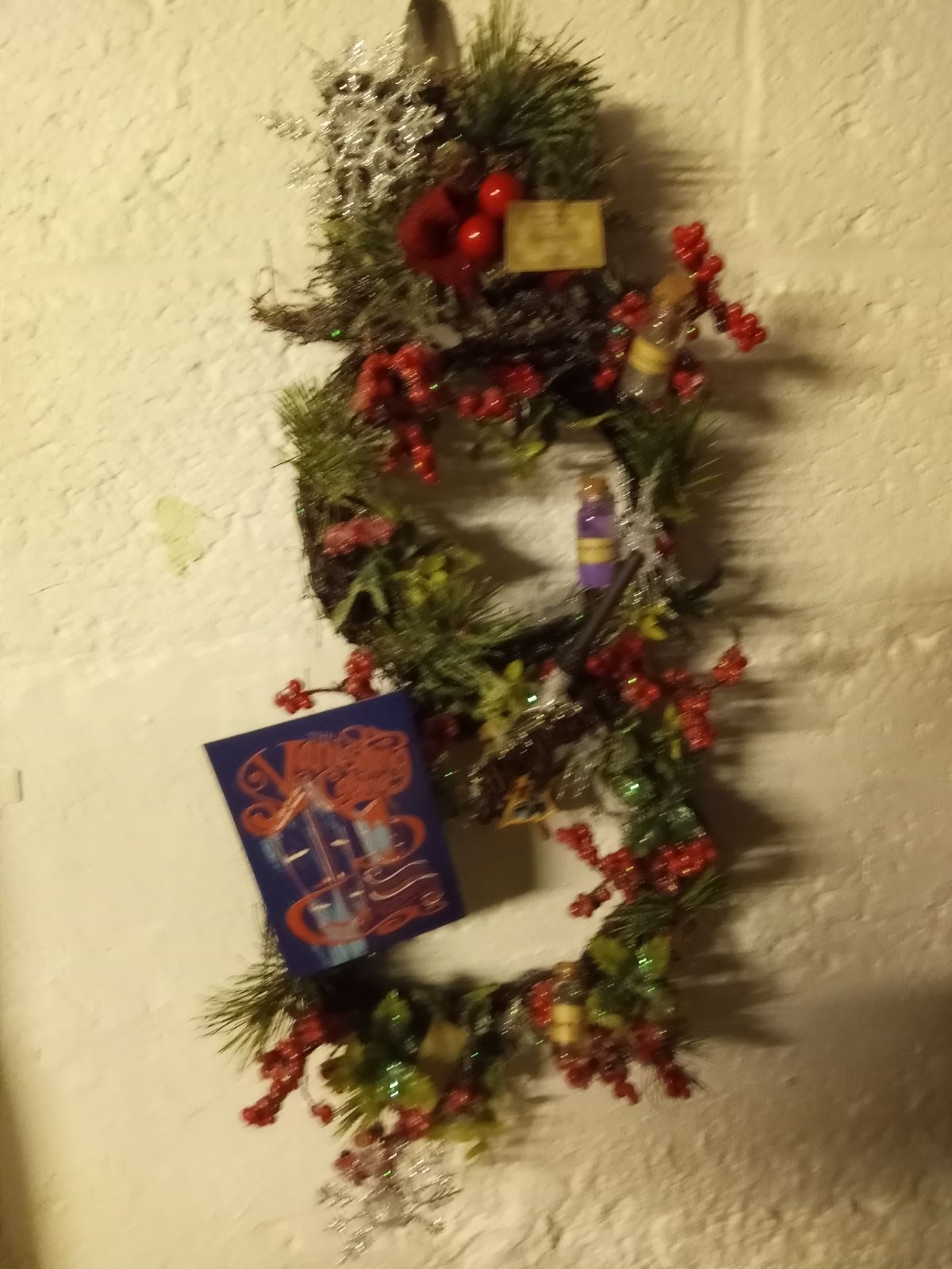 Harry potter christmas wreath