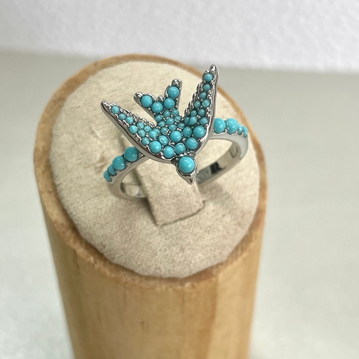 Kendra Scott Melody Bird Silver Cocktail Ring