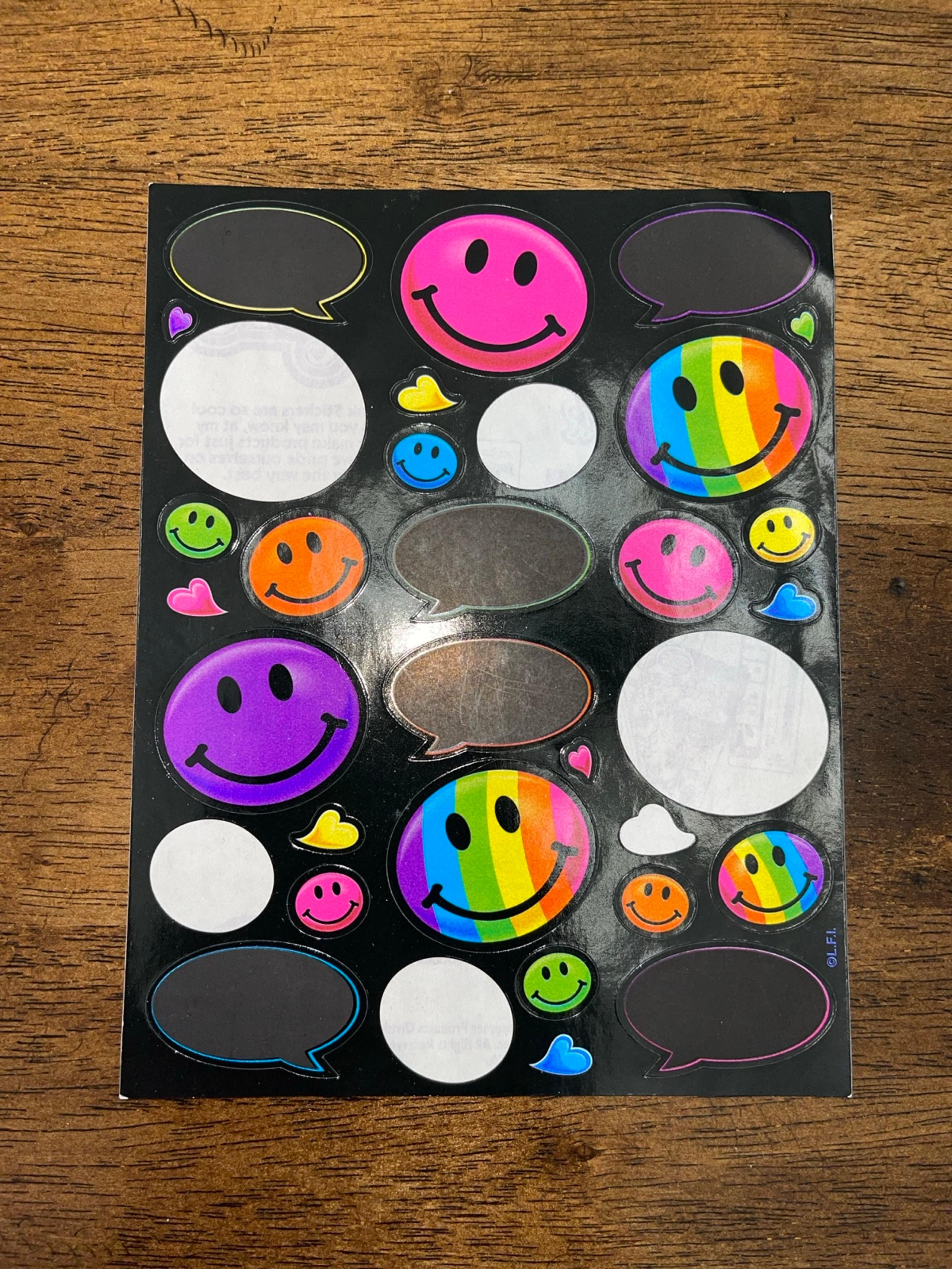Lisa Frank Dreamwriter Sticker Sheet (missing 6 stickers)