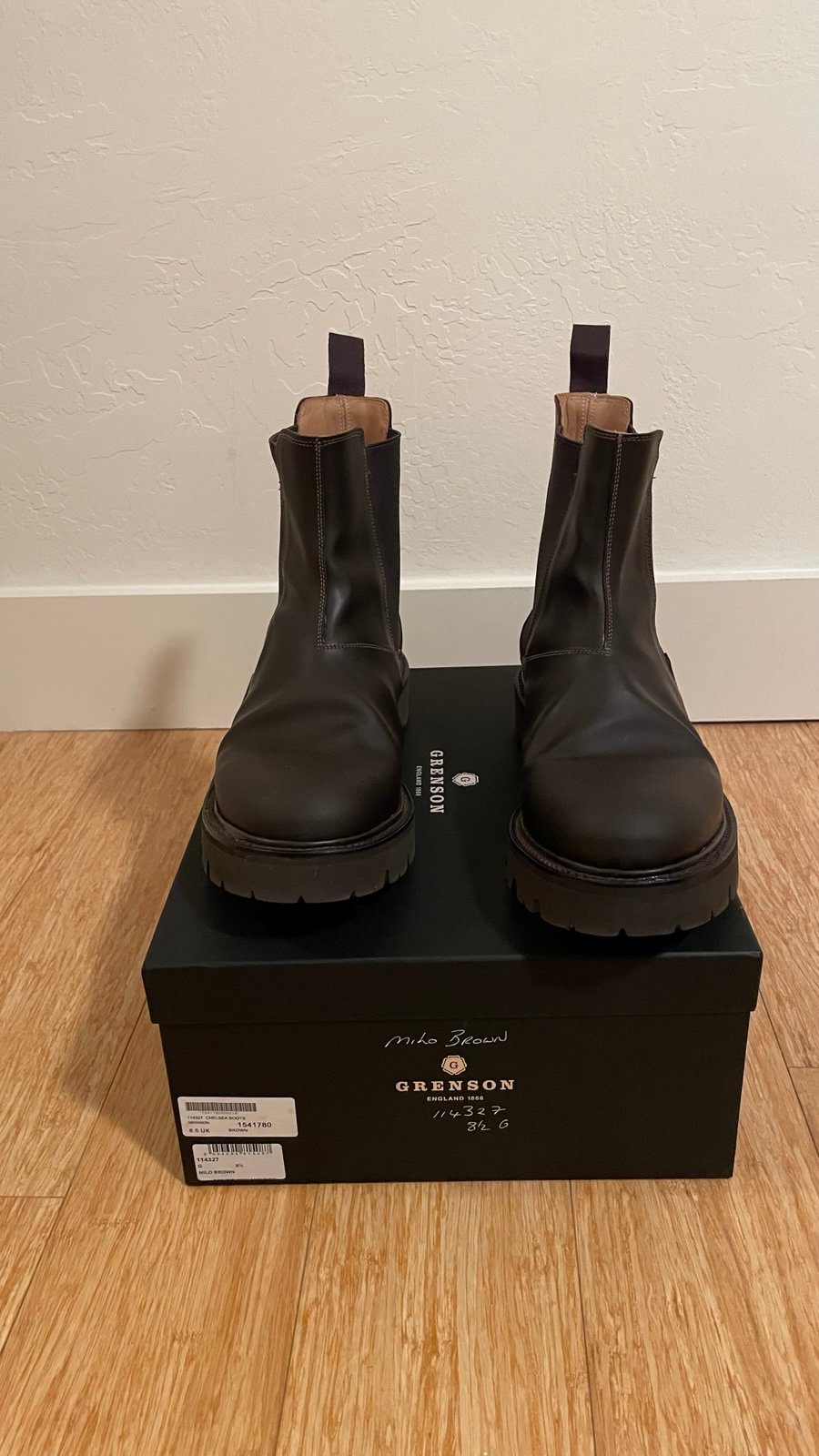 Grenson Milo Brown Leather Chelsea Boots Men’s Size UK 8.5/US 9.5