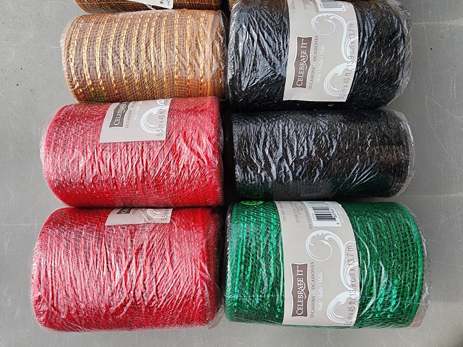 Deco Mesh - Mesh - Mesh Rolls - Wreath