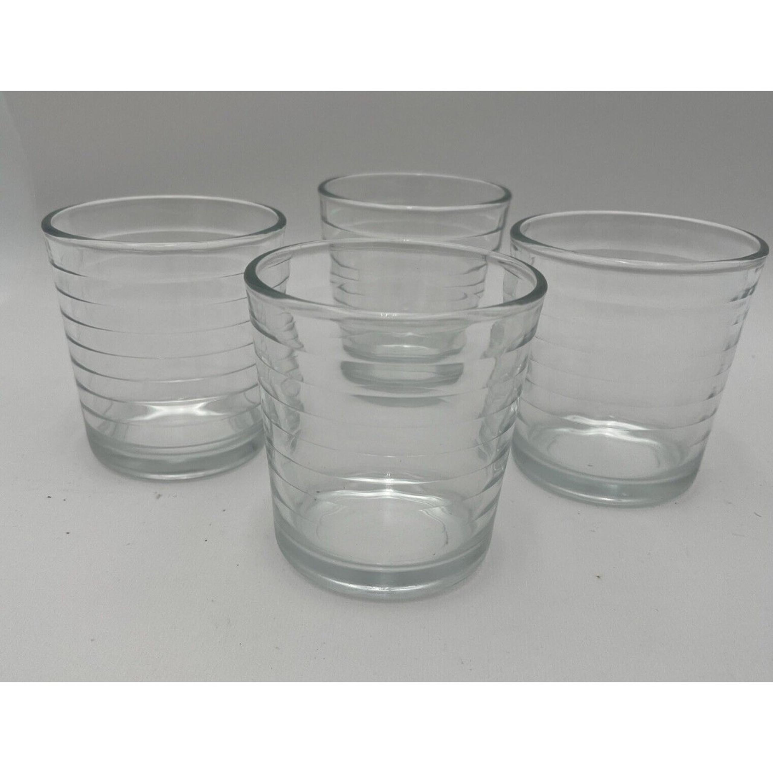 Libbey Whiskey Cocktail Tumbler Heavy Bottom 4 Glasses 12.9Oz Set Open Box
