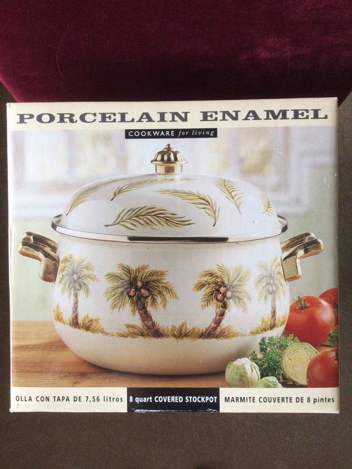 Palm Grove 8 qt stock pot with lid Palm Grove 8 qt stock pot with lid
