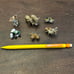 Lot of 6 Miniature Hallmark Ornaments