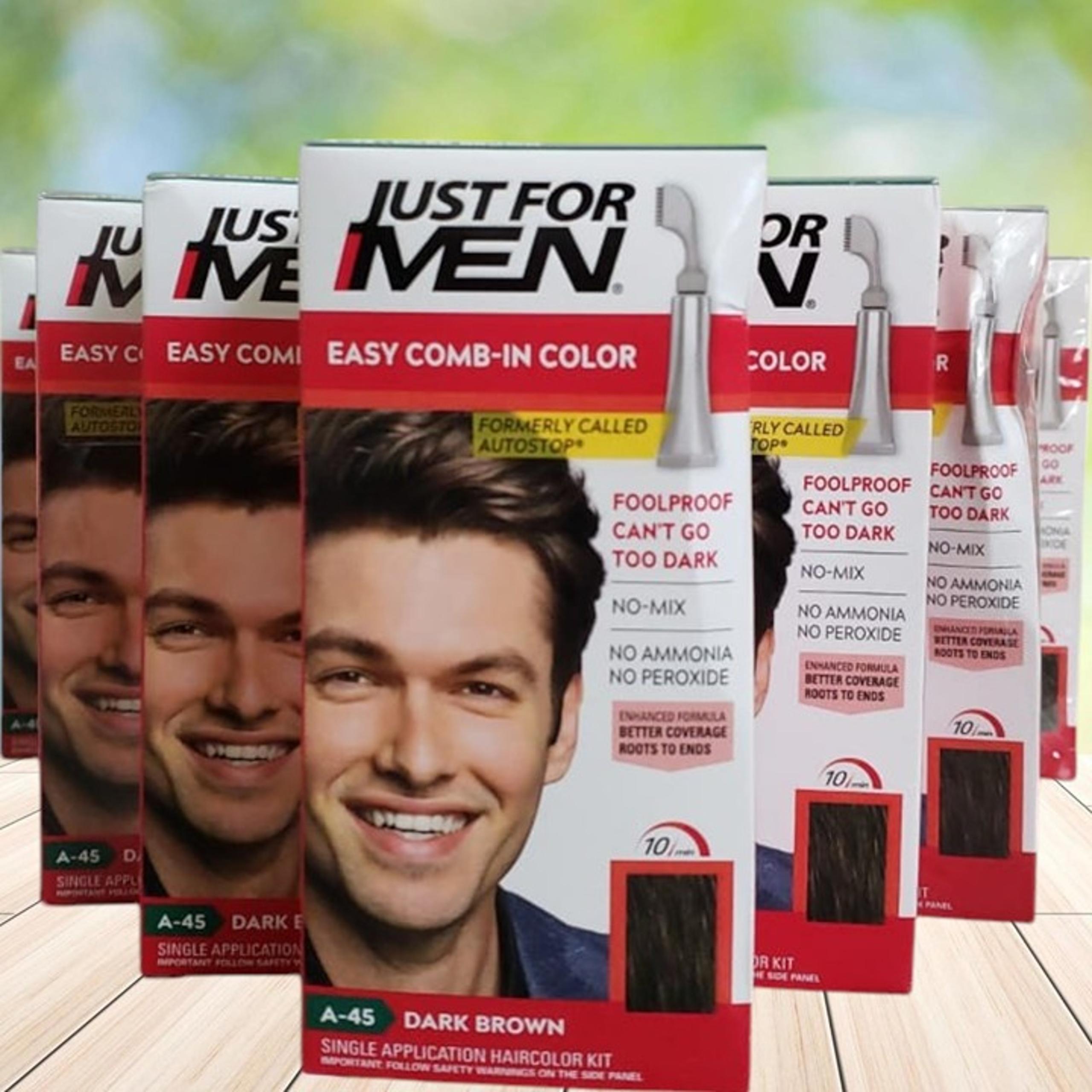 15 Boxes Comb-In Color Hair, Dark Brown A-45 By Just For Men