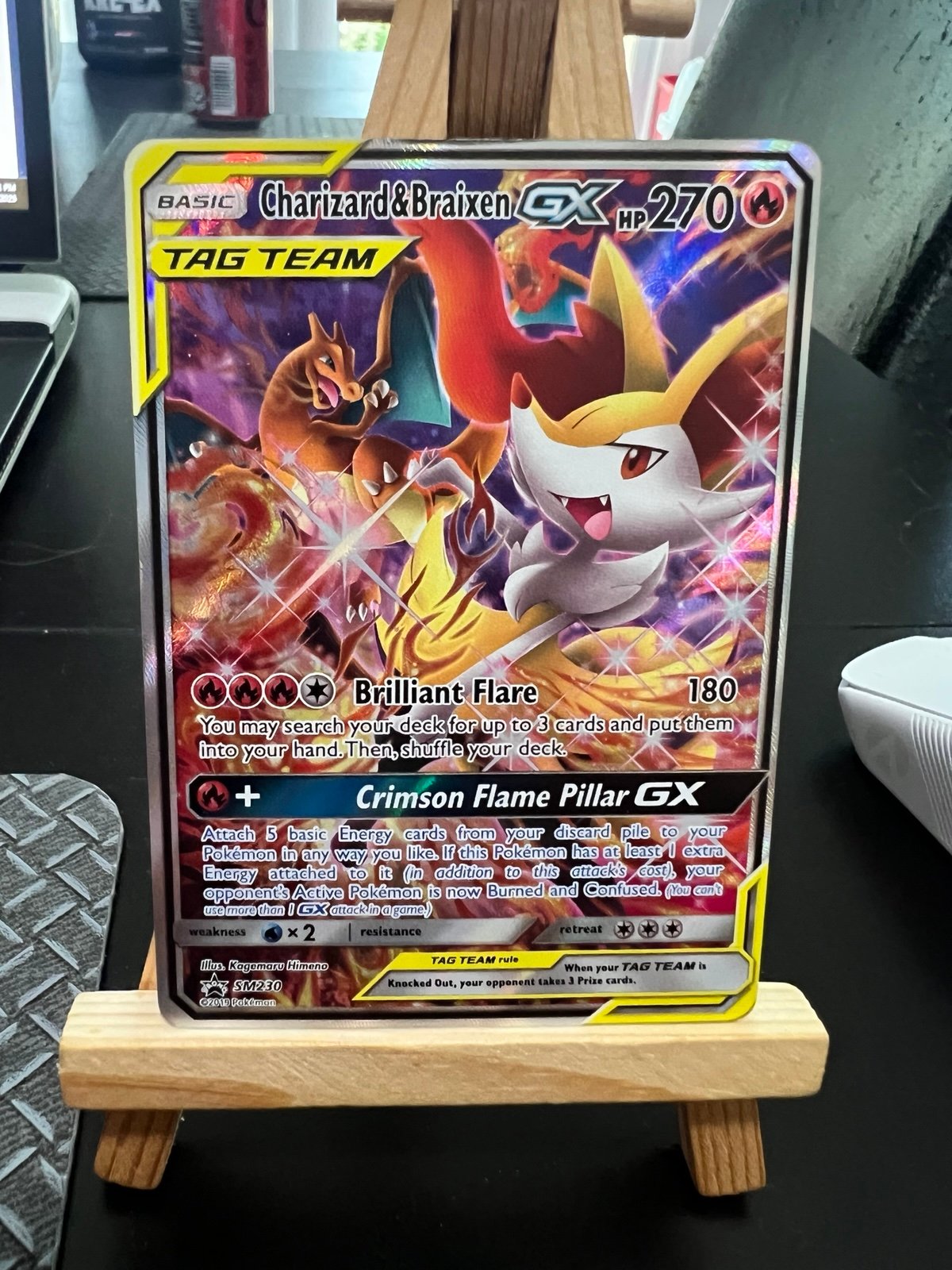 Charizard & Braixen GX - SM230 - SM Promos
