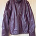 CONFIRM Burgundy Single Riders Jacket M
