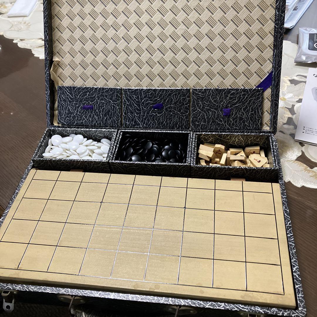Go and Shogi Set for Portable Use